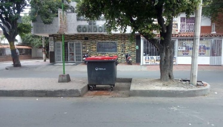 Veolia reubicará los contenedores de basura
