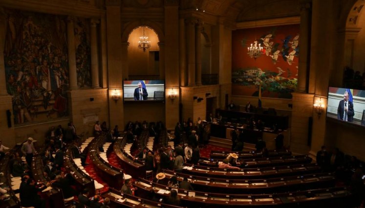 La  ambiciosa agenda legislativa del gobierno de Gustavo Petro se ha encontrado con varios tropiezos en el Congreso de la República./ Foto archivo Colprensa
