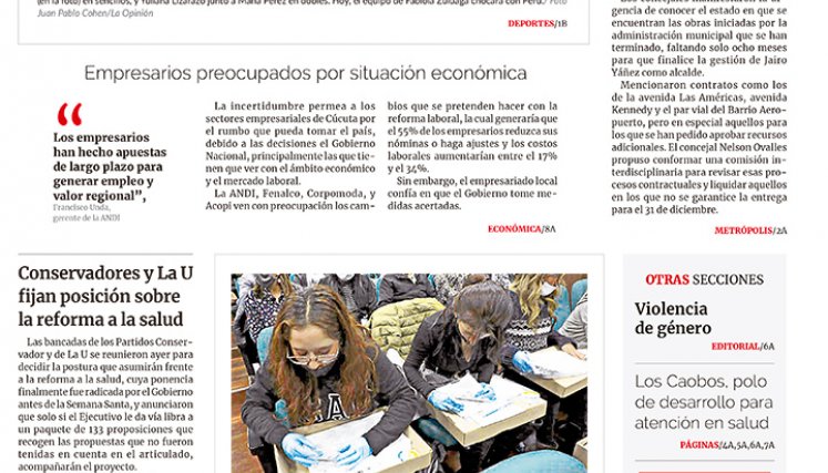Portada del 12 de abril de 2023