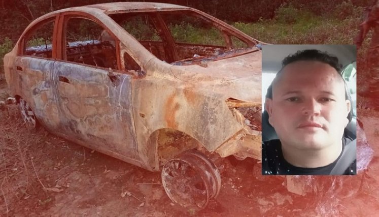 taxista incinerado.