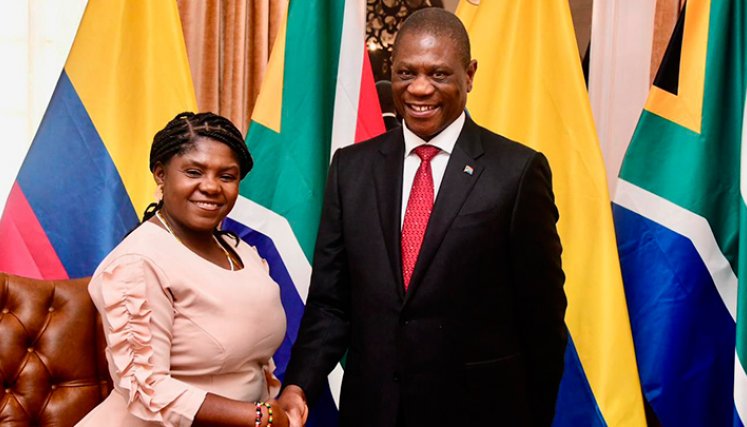 Francia Márquez en Sudáfrica 