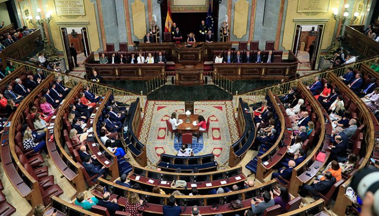 Gustavo Petro en el Congreso de España
