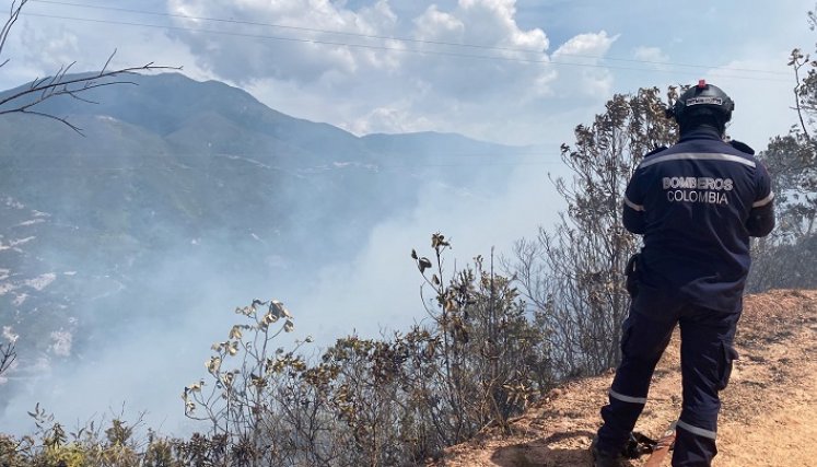 El llamado a los pobladores es evitar las quemas, debido al riesgo de incendio en las zonas vegetales. / Foto Cortesía.