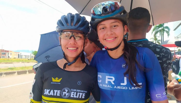 Nagge Carrero y Keily Delgado. 