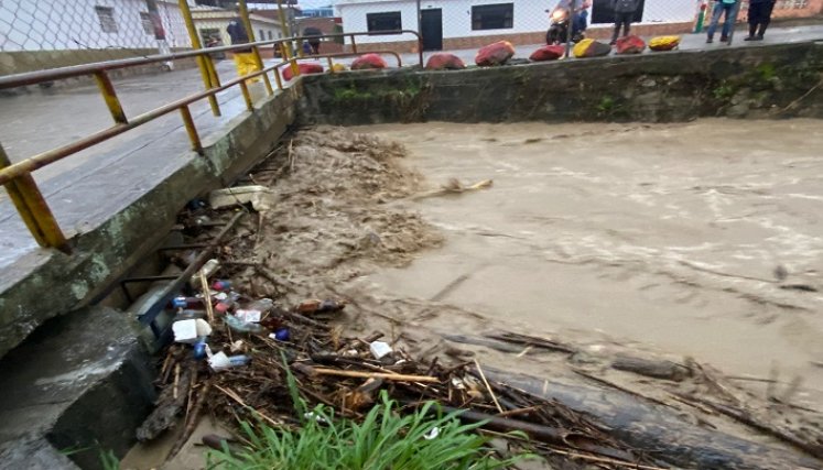 Hay por los menos cinco veredas afectadas en Pueblo Nuevo./ Foto: Cortesía