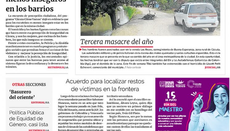 Portada del 15 de mayo de 2023