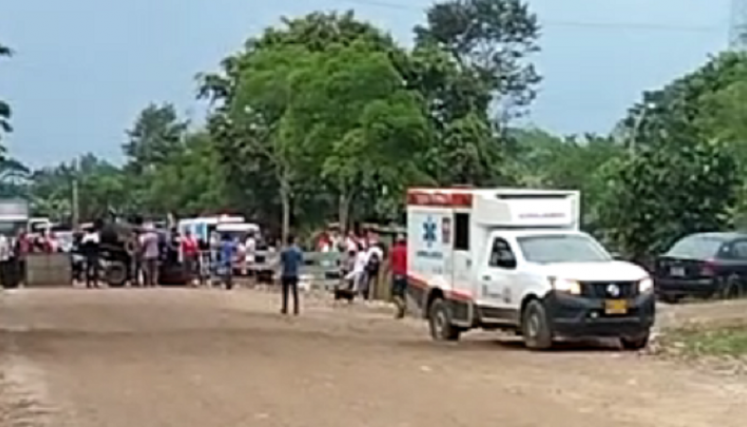 Protestas vereda Montería Ambato. 