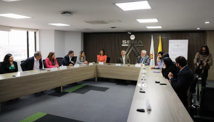 El evento en el que se selló la alianza por el Catatumbo se efectuó en la dirección general del SENA, en Bogotá. / Foto Cortesía / La Opinión 