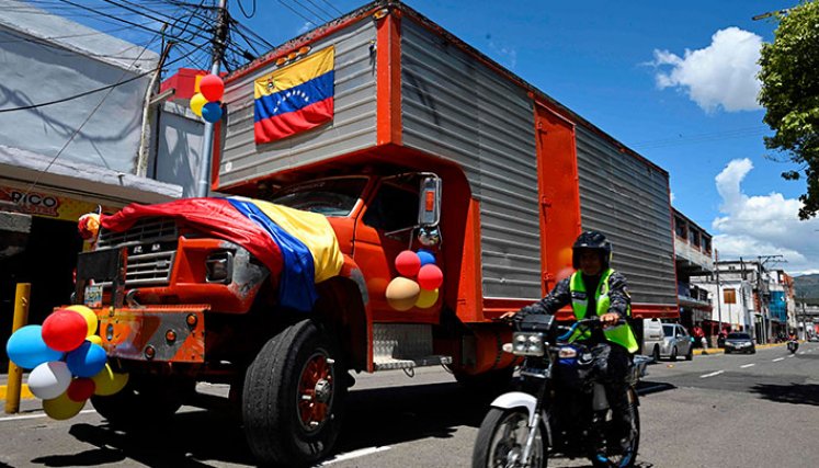 El comercio binacional por la frontera de Norte de Santander-Táchira sobrepasó los 100 millones de dólares, desde la reapertura comercial. Foto Archivo