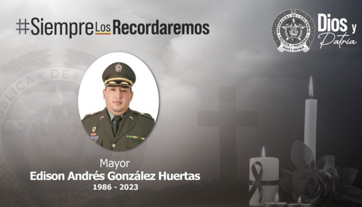 Ofrecen $200 millones de recompensa por asesinos de oficial en El Tarra