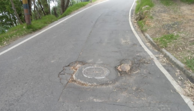 Mal estado de vías en Pamplona