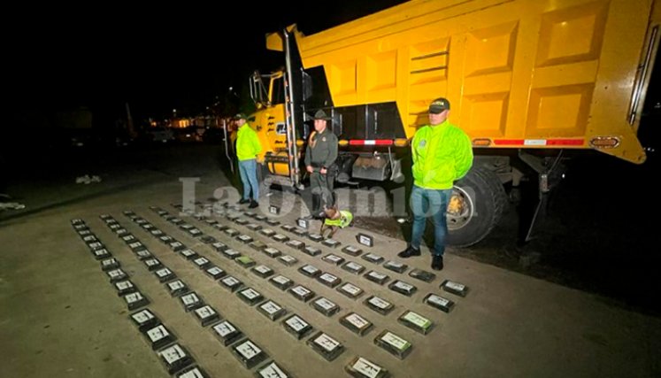 Era una 'narcovolqueta' con 115 kilos de cocaína escondidos, en Cúcuta