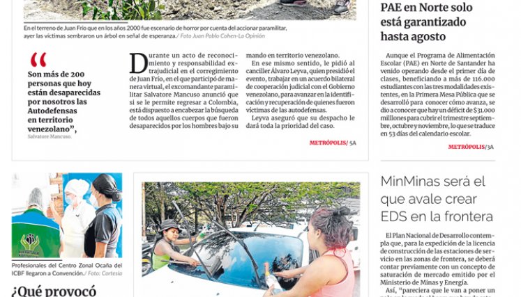 Portada del miércoles, 10 de mayo de 2023