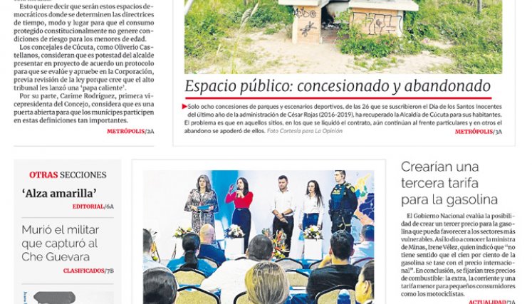 Portada del lunes, 8 de mayo de 2023