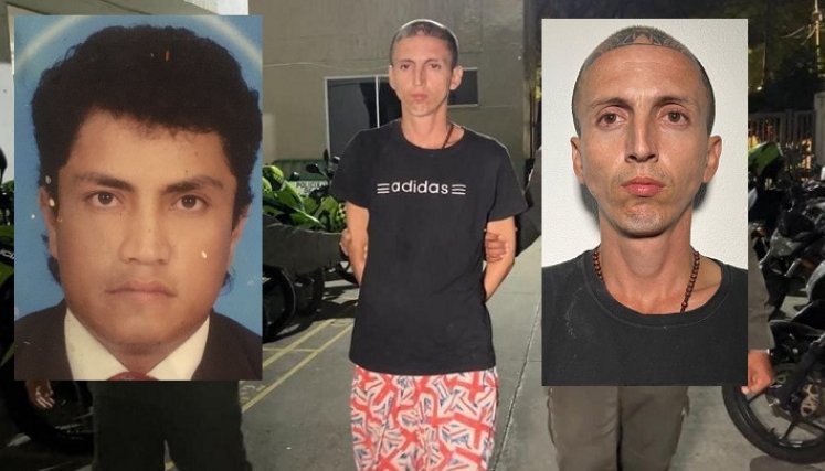  Luis Carrascal fue capturado a pocas cuadras del lugar de los hechos por homicidio agravado.