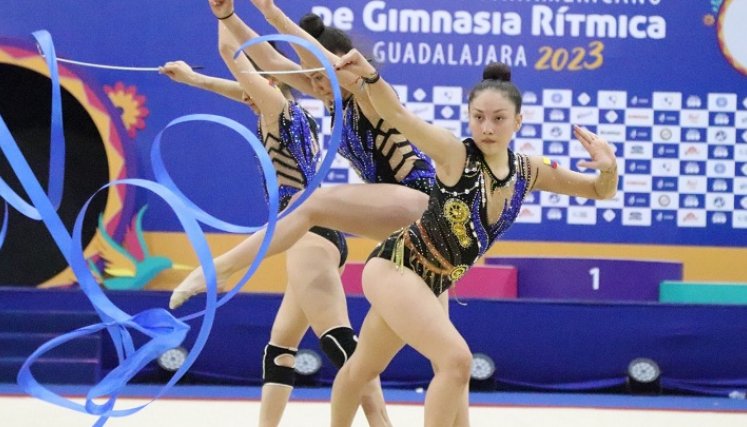 Adriana Lucía Mantilla, gimnasta cucuteña, que estará representando a Colombia en el campo internacional.