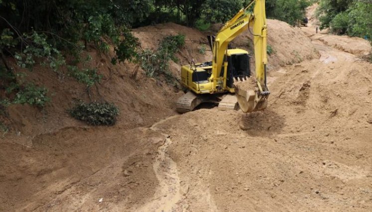 Gestión del Riesgo prohibió el movimiento de tierra para la construcción/Foto cortesía