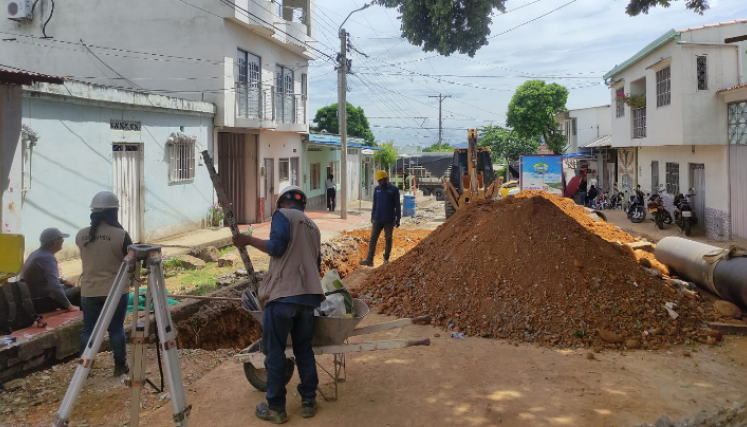 Arreglan calles en Villa del Rosario