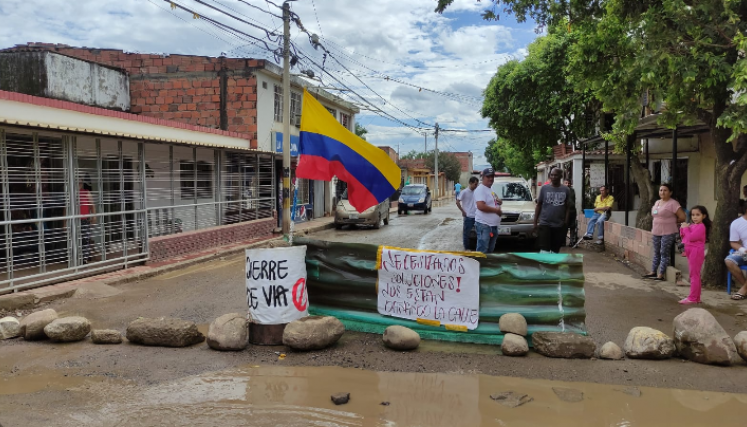 Calles cerradas en Chapinero