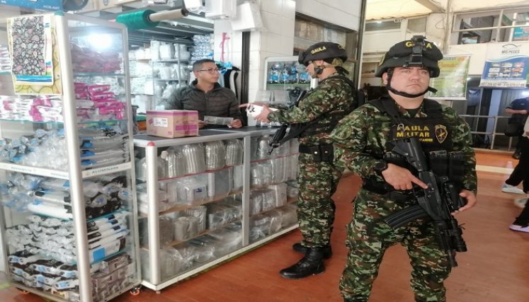 Integrantes del grupo Gaula coordinan acciones para contrarrestar el fenómeno del secuestro y extorsión en Ocaña.