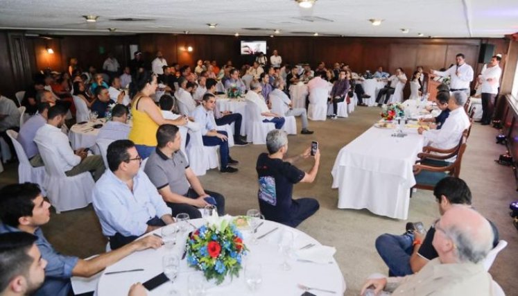 Germán Vargas Lleras estuvo en Cúcuta para reunirse con los empresarios y la bancada del partido en Norte de Santander./Foto cortesía