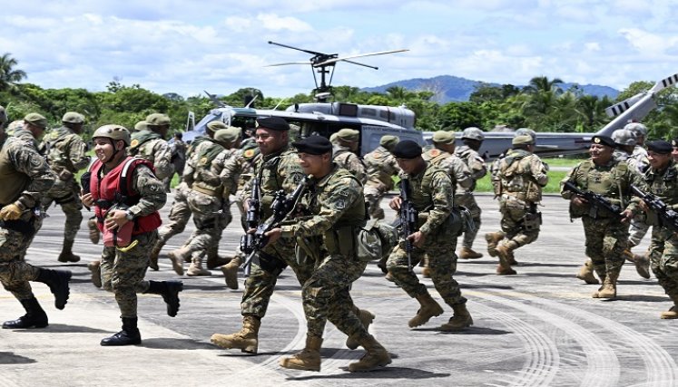 Operación panameña en el Tapón del Darien