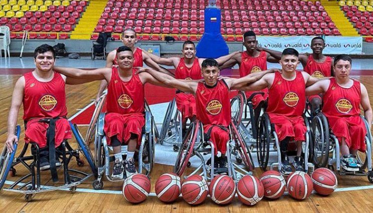 Selección Colombia juvenil de baloncesto en silla de ruedas 