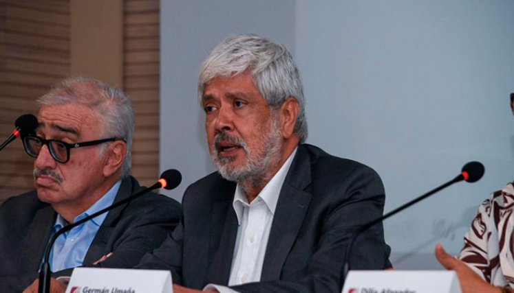 El ministro de Comercio, Industria y Turismo, Germán Umaña, durante el lanzamiento del programa. / Foto: Cortesía