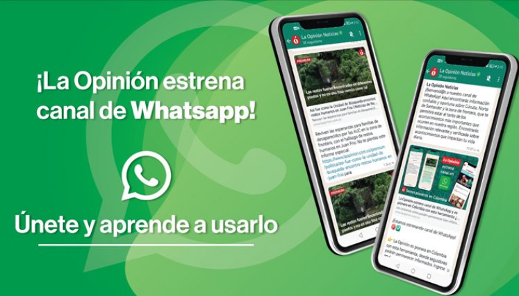 Así puede ingresar al canal de WhatsApp de La Opinión para estar informado