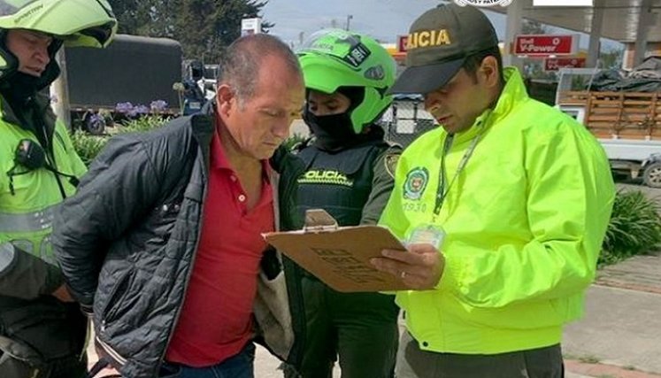 Uno de los capturados. FOTO: Fiscalía.