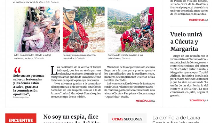 Portada del viernes, 2 de junio de 2023