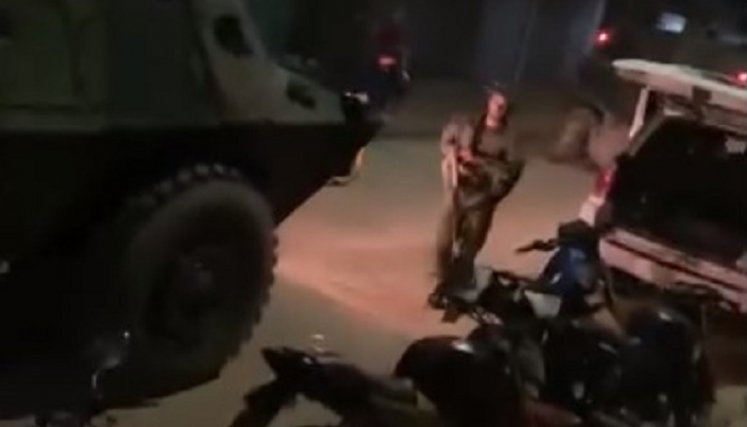 Los militares fueron atacados a balazos por desconocidos, un teniente fue impactado en el pecho, se salvó porque llevaba puesto el chaleco antibalas.