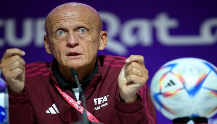  Pierluigi Collina. / Foto: AFP