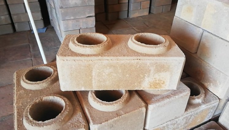 Vivienda con bloques tipo Lego