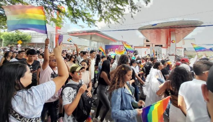 Miles de personas se unieron a la movilización que duró cerca de dos horas./ Fotos: La Opinión 