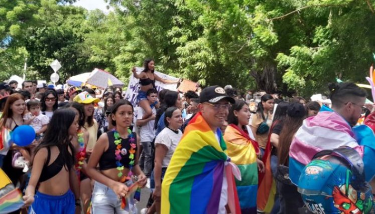 La Policía Nacional, Defensoría del Pueblo y Alcaldía de Cúcuta acompañaron la movilización que se desarrolló de manera pacífica.  