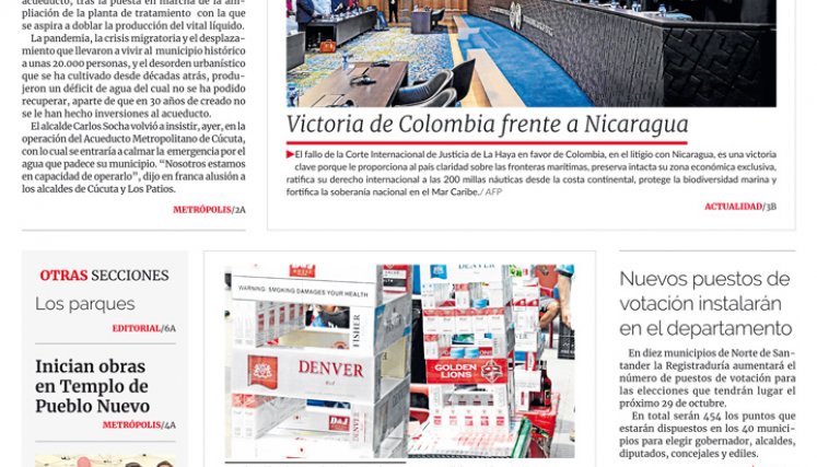 Portada del viernes, 14 de julio de 2023
