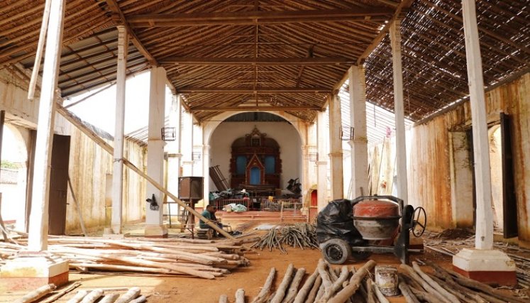 Los recursos aportados para el arreglo del templo son del municipio./ Foto Cortesía / La Opinión