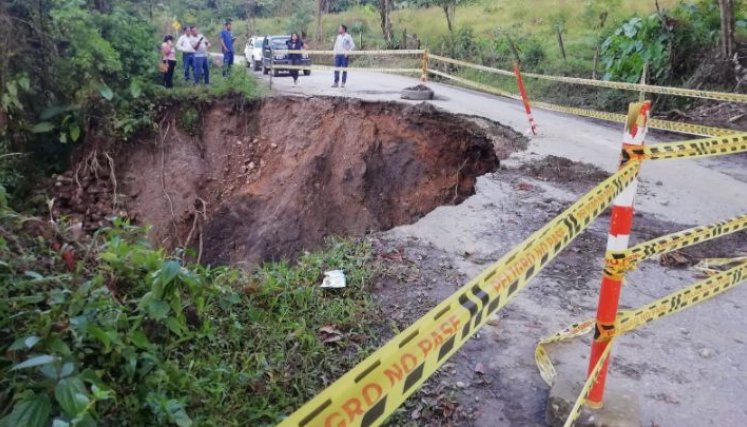 La meta del proyecto es avanzar en la pavimentación total de los 109 kilómetros que faltaban y el mantenimiento de los 150 km, que es la longitud de esta vía./ Fotos Cortesía