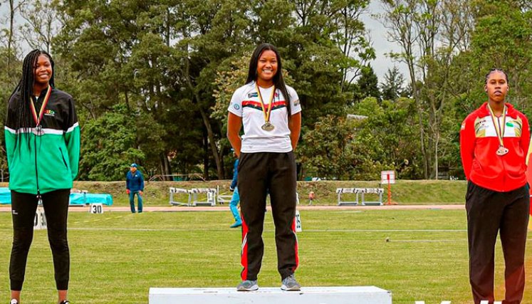 Valeri Franco Quiñones, atleta cucuteña. 