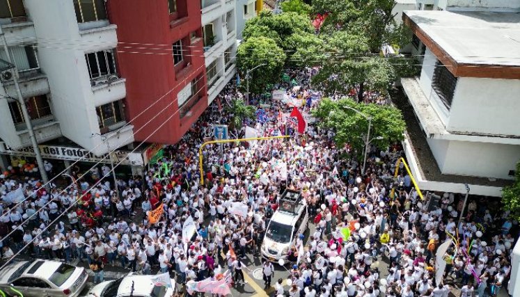 William Villamizar se inscribió como candidato a la Gobernación de Norte de Santander./Foto cortesía