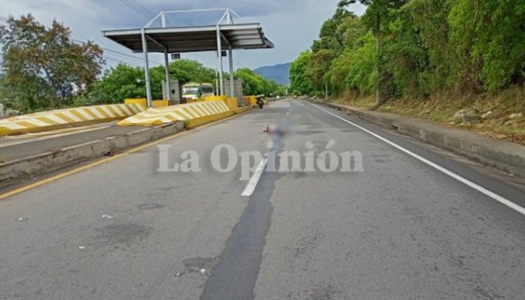 Arrolló a un abuelo en la  avenida Demetrio Mendoza, en Cúcuta