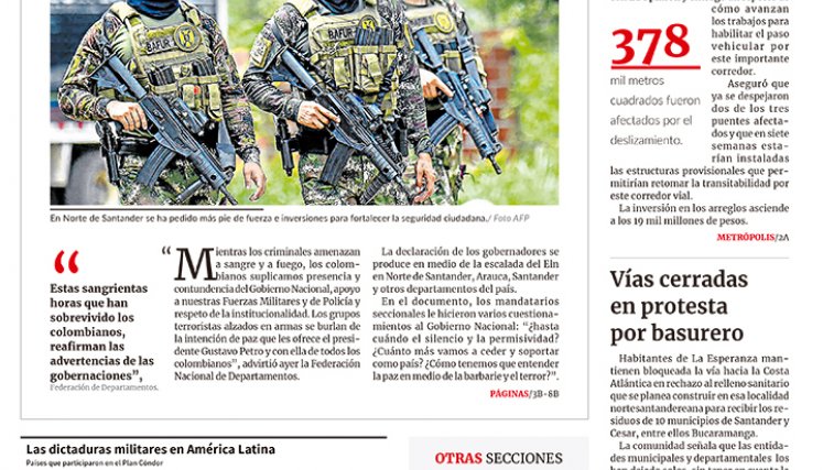 Portada del 6 de julio de 2023