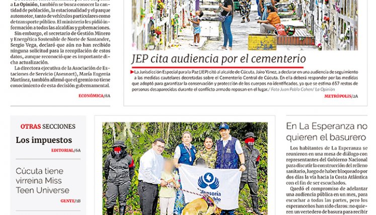 Portada del 8 de julio de 2023