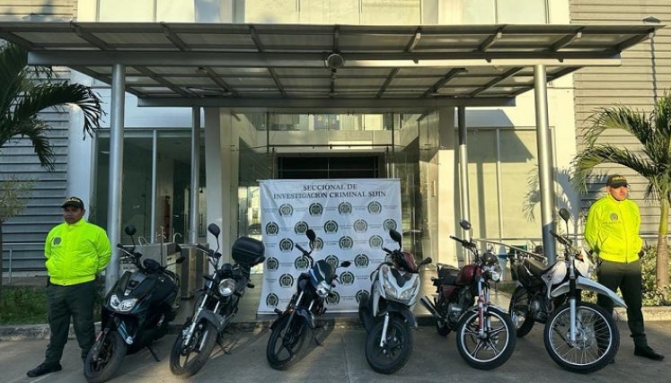 motos recuperadas.