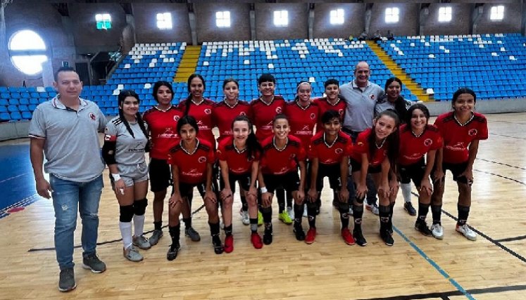 La selección Norte femenina de fútsal no pudo alcanzar sus objetivos. 