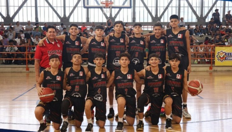 Este es el quinteto masculino Sub-14 de Norte de Santander que participa en  el Nacional de Itagüí.