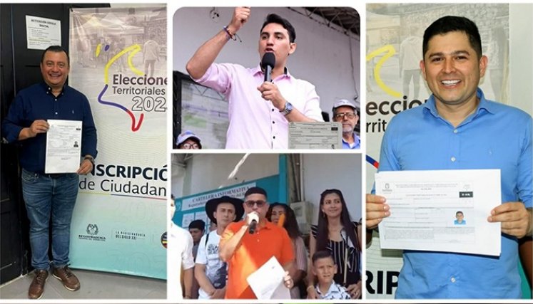 Candidatos a la Alcaldía de Villa del Rosario./Fotos cortesía