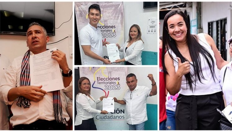 Candidatos a la Alcaldía de Villa del Rosario./Fotos cortesía