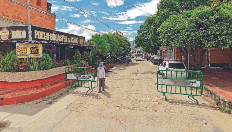 Cierre vial La Libertad